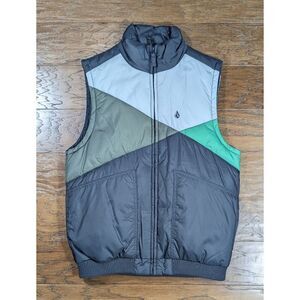Volcom‎ Outdoor Costa Mesa Calif. Mens Insulated Vest Size Small Multicolor